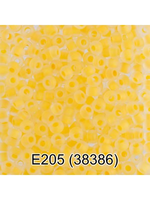 Чешский бисер E205-38386- 10/0 ,5 гр,цв-желтый матовый