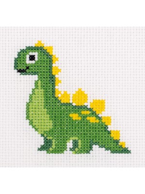 Набор для вышивания Klart 'Динозаврик', 10,5*10,5 см Набор для вышивания Klart 'Динозаврик', 10,5*10,5 см