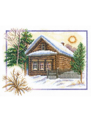 Набор для вышивки крестом Panna ПС-0333 Зима в деревне
