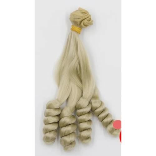 Трессы-четыре завитка(волосы для кукол)-18 см
