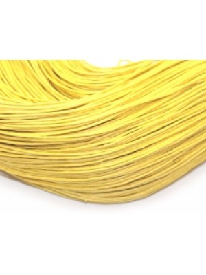 Вощеный шнур,1 мм. св-жёлтый,цена за 1 метр