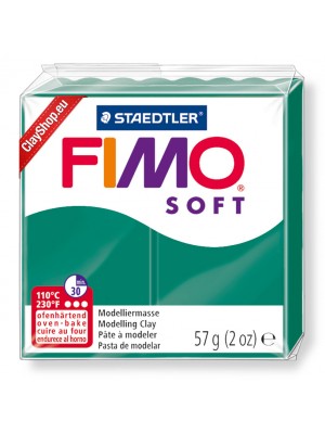 Полимерная глина Фимо FIMO Софт №56-изумруд
