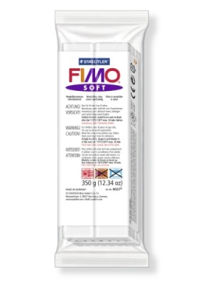 Полимерная глина Фимо FIMO Софт белый - 454гр