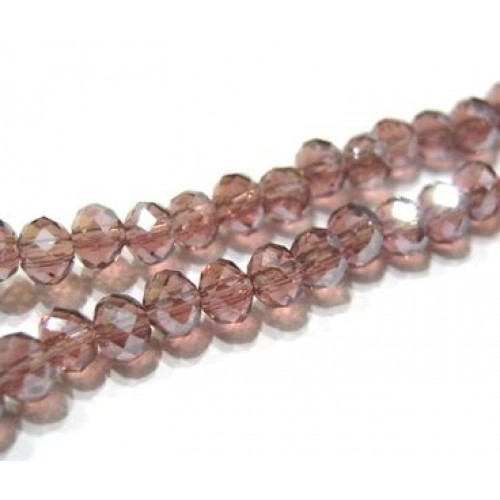 Бусина-стекло гранёное 6*4мм,цв-№10, цена за 10 шт