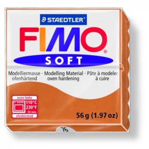 Полимерная глина Фимо FIMO Софт коньяк-76