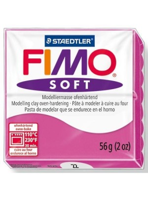Полимерная глина Фимо FIMO Софт малиновый
