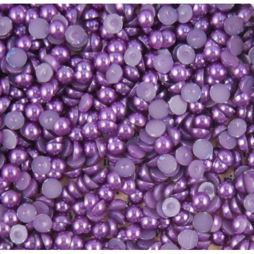 Полубусины жемчуг 5мм,цв-фиолетовый,50шт