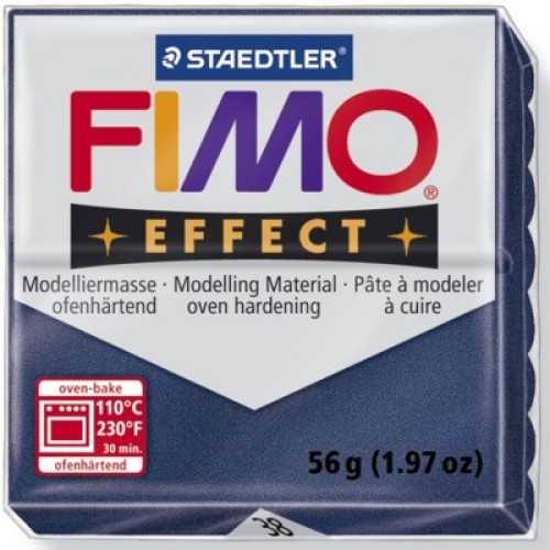 Полимерная глина FIMO effect,57гр,металлик сапфир-38