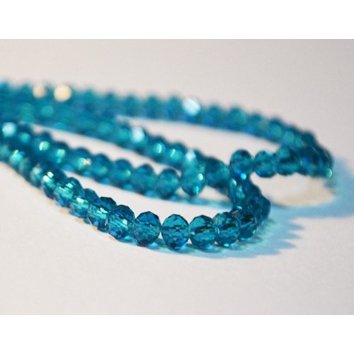 Бусина-стекло гранёное 8*6мм,цв-№12, цена за 10 шт