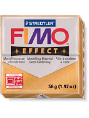 Полимерная глина FIMO effect,57гр,золотой металлик-11