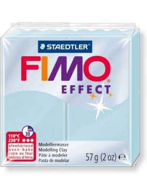 Полимерная глина FIMO effect,57гр,голубой ледяной кварц