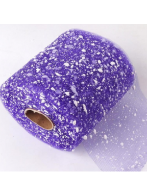 Сетка-снег, цв-фиолетовый,15 см,цена за 1 м