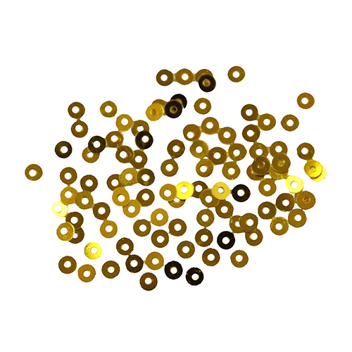Пайетки плоские -3 мм,10гр,цвет-золото А100-А1