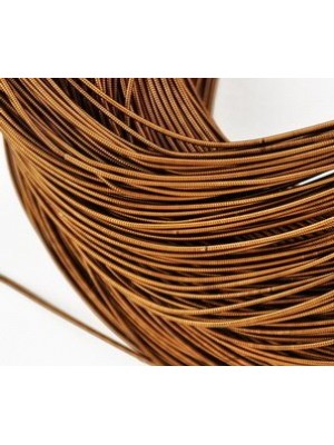 Канитель гладкая ,цвет-античное коричневый1 мм- 5 гр,№158