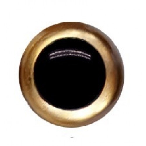 Глазки безопасные,,цв-золото,23 мм,цена за пару