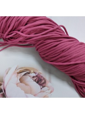 Полиэфирный шнур для вязания,4мм,цв-тёмно-розовый,100м