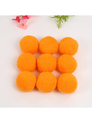 Помпон декоративный,2 см,цв-оранжевый.цена за 1 шт