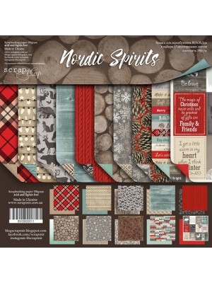  Набор двусторонней бумаги 30х30см от Scrapmir-Nordic Spirits