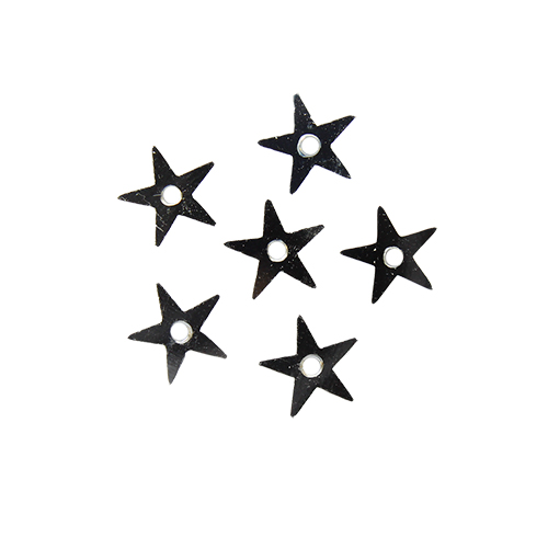 Пайетки звездочки,серебро,7 мм,цв-1
