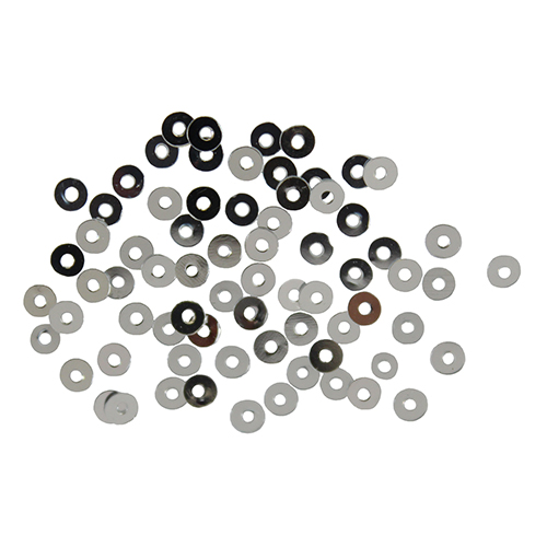 Пайетки плоские -3 мм,10гр,цвет-серебро А100-1