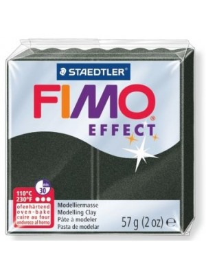Полимерная глина FIMO effect, 57гр,перламутровый чёрный