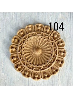 Декор из древесной пульпы-№104, 10см