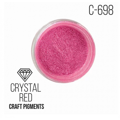 Пигмент минеральный  CraftPigments  "Crystal Red", Кристаллический красный(цв-розовый),10 мм,