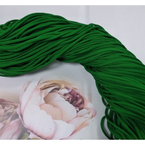 Полиэфирный шнур для вязания,4мм,цв-зелёный,100м