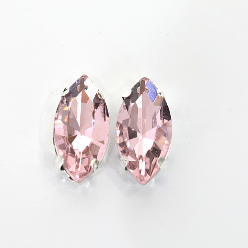 Пришивные стразы в цапах ,№3,Маркиз,9*18 мм.цена за 2 шт