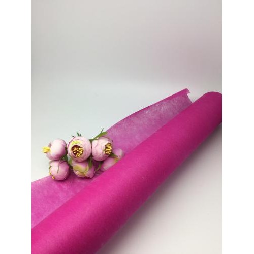 Фетр  флористический;тёмно-розовый, цена за 1 метр