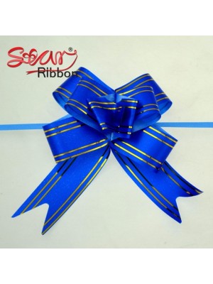 Бантик подарочный ,цв-синий ,13*16 см