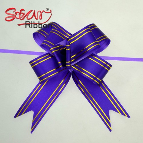 Бантик подарочный ,цв-фиолетовый ,13*16 см