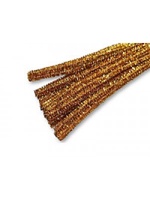 Синельная проволока(шенил)золото,цена за 10 шт