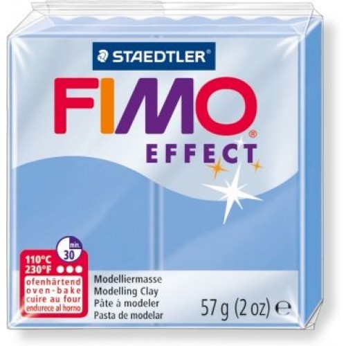 Полимерная глина FIMO effect,57гр,голубой агат