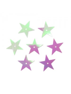 Пайетки звездочки,св.-розовый перламутр,13мм цв-317