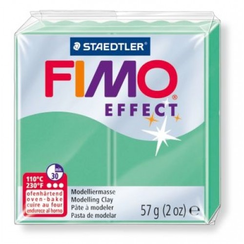 Полимерная глина FIMO effect,57гр,зеленый нефрит
