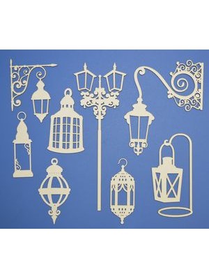 Чипборд №125-"Фонари"