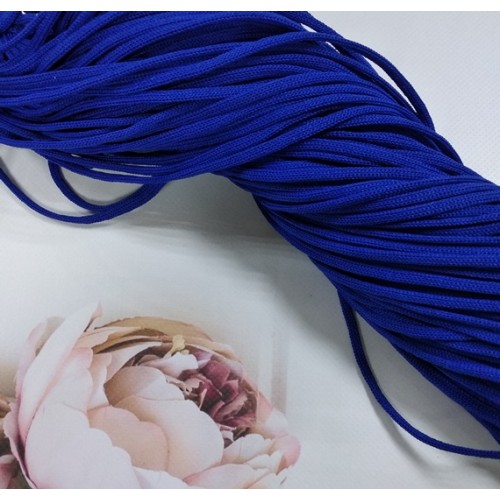 Полиэфирный шнур для вязания,4мм,цв-синий,100м