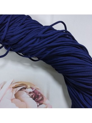 Полиэфирный шнур для вязания,4мм,цв-темно-синий,100м