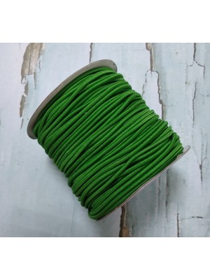 Резинка шляпная, 2,мм, зелёная,цена за 1 метр