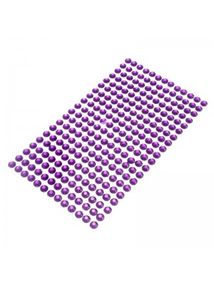 Стразы на клеевой основе.фиолетовые ,6мм,цена за уп(126шт)