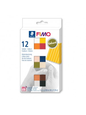 Набор полимерной глины FIMO SOFT natural colours 12*25гр