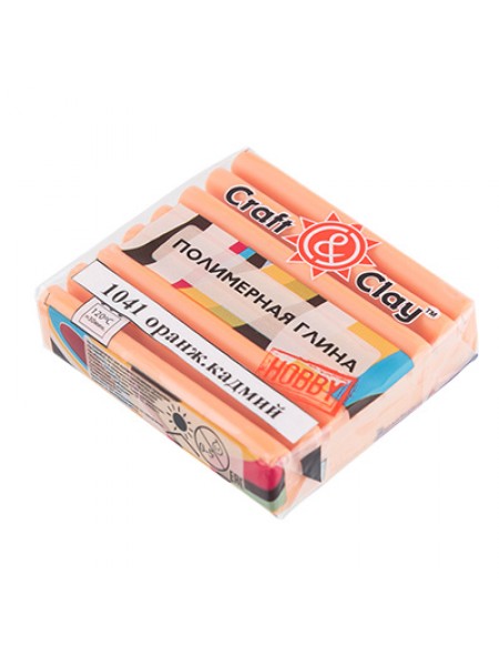 Полимерная глина Craft&Clay,цв- оранжевый кадмий